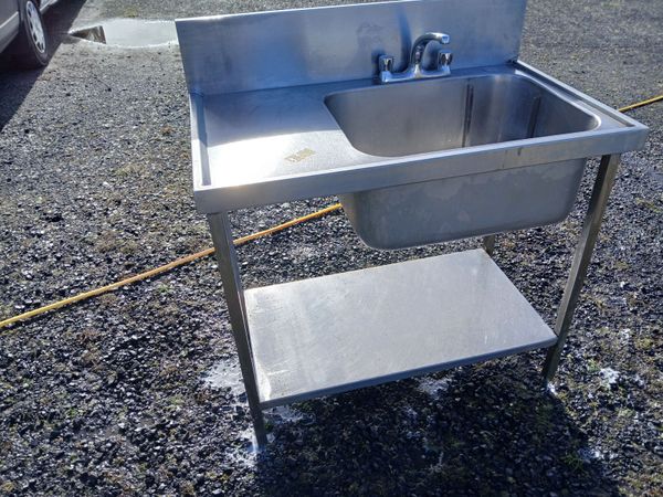 Staneless steel cabbinet sink unit complete - Main image