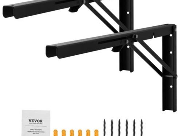 Shelf Bracket Foldable, 24” L 2 Pcs , Heavy Duty F - Main image