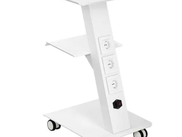 Lab Trolley, Rolling Lab Cart with Built-in Socket - Main image