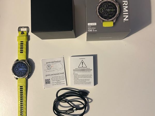 Garmin Fenix 8 solar 47mm titanium - Main image