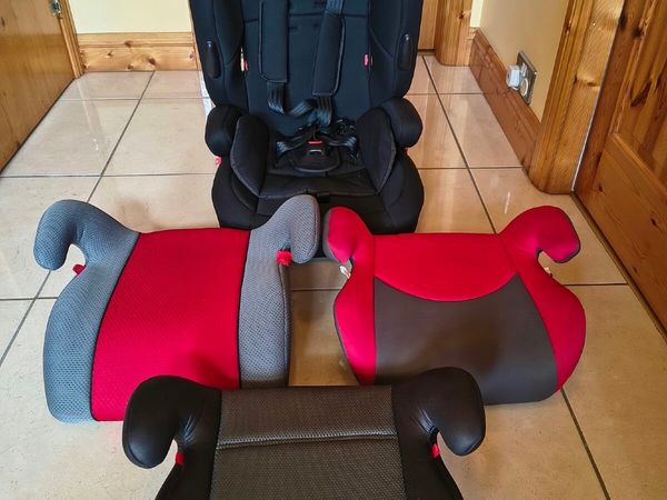Adjustable child car seat & 3  Booster seats - Main image