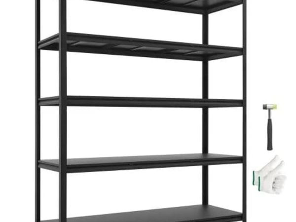 Storage Shelves, 5-Tier Adjustable, 1360.8kg Capac - Main image