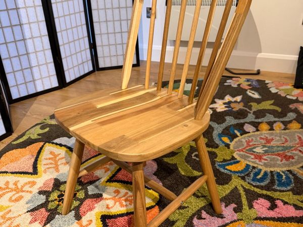 5 wooden chairs with cushions - Main image