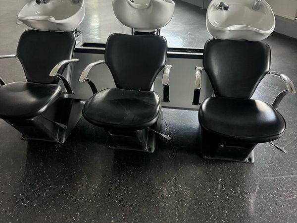 Hair salon sinks and reception Desk - Main image