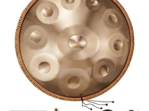 Handpan Drum 55.9 cm 10 Notes D Minor Hand Drum In - Main image