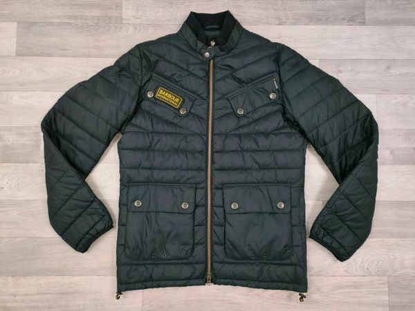 Barbour International Quilted Padded Biker Jacket - Main image