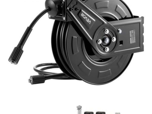 Pressure Washer Hose Reel, 18.3 m x 6.4 mm Retract - Main image