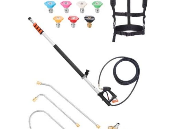 Pressure Washer Telescoping Wand, 18 ft, 4000 psi, - Main image
