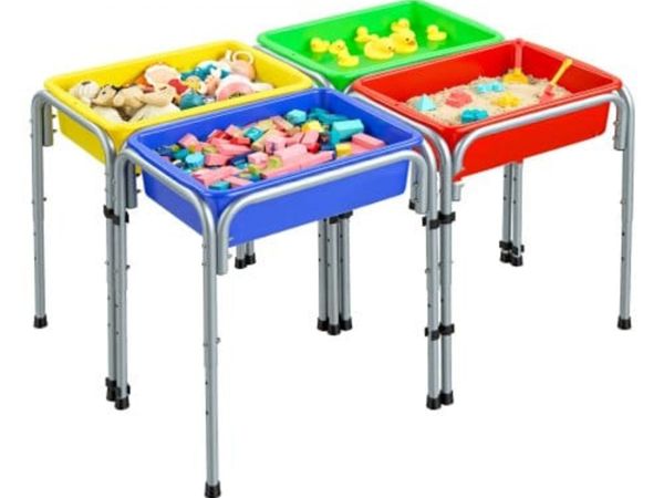 Sensory Table for Toddlers, Kids 4-Station Sand an - Main image