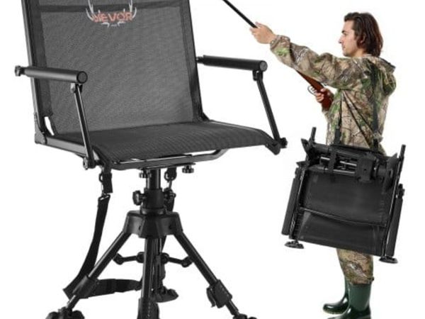Hunting Chair, 360° Silent Swivel, Foldable Portab - Main image