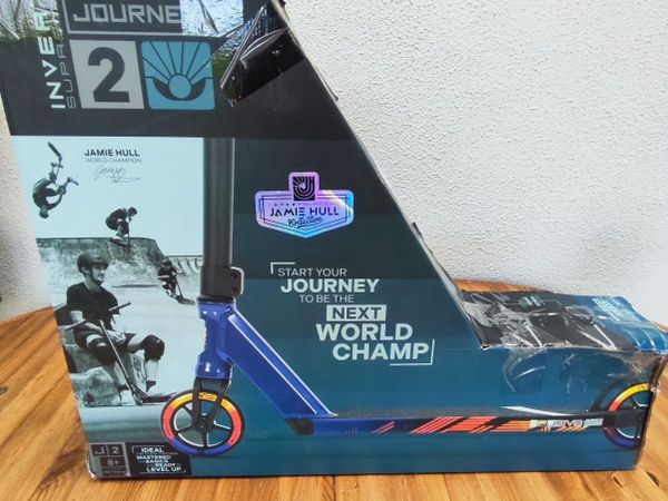 Invert Journey 2 rainbow stunt scooter with box - Main image
