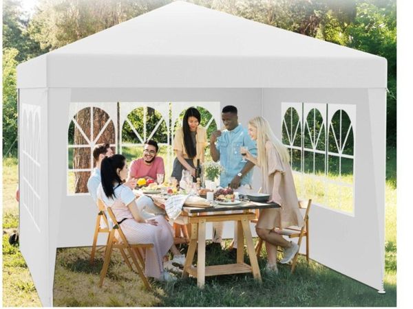 Waterproof 3x3m Gazebo with 4 Side Walls - Main image