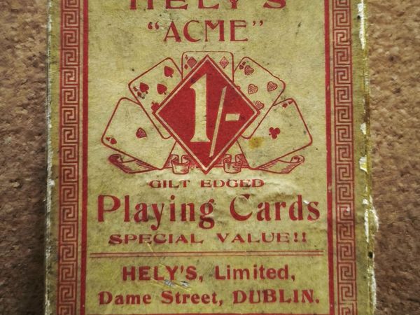 Rare set of Irish playing cards - Main image