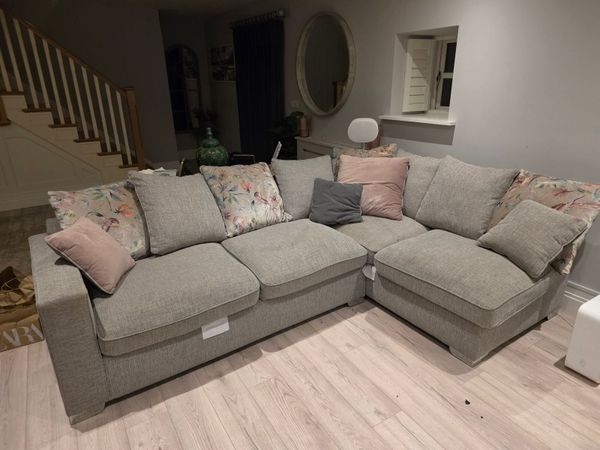 Couch, armchair and footstool excellent condition - Main image