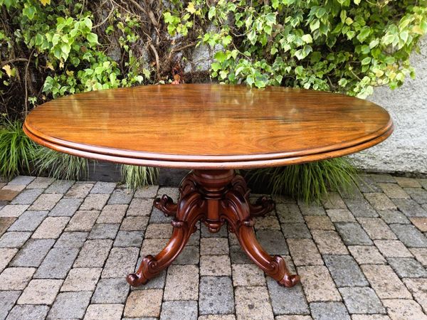 Victorian Oval Dining Table- Circa 1860 - Main image