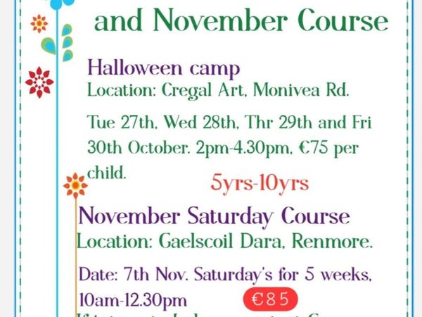 Halloween Art and Craft camps Galway - Main image