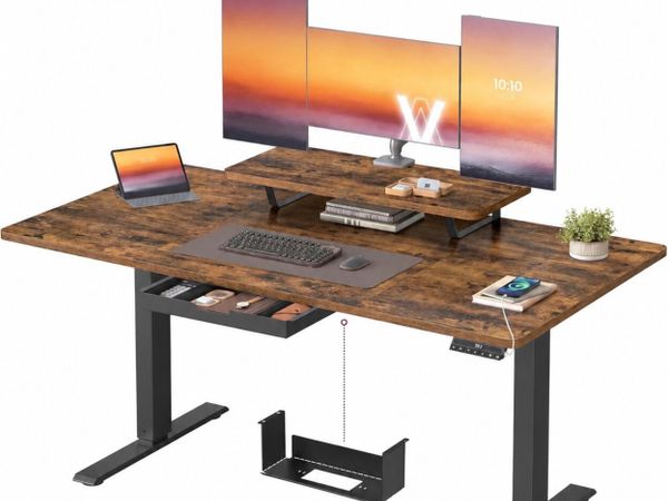 Electric Standing Desk, Height Adjustable, 140 x 7 - Main image