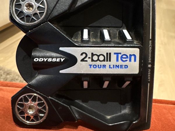 Odyssey 2-Ball Ten Tour Lined Putter – 34” - Main image