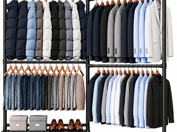 Heavy Duty Clothes Rail for Families Or Homes - Main image