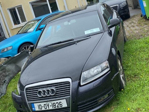 2010 Black Audi A6 2.0tdi 6 speed manual parts - Main image