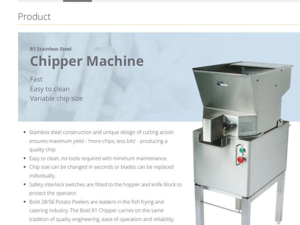 Bold R1 potato chipper - Main image