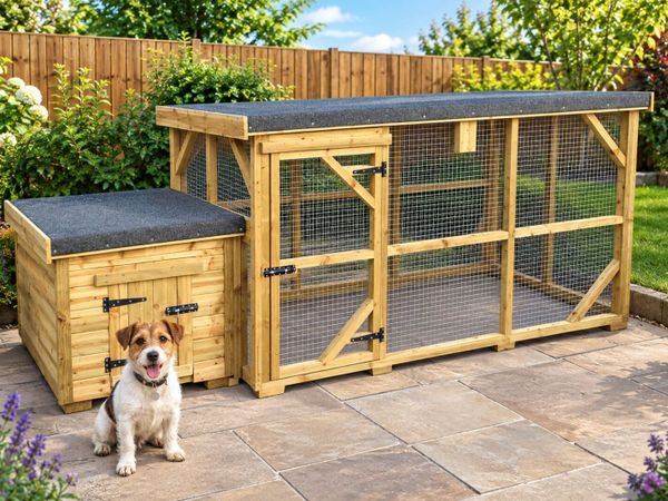 Dog kennel & enclosure - Main image