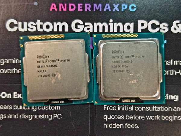 Intel Core i7 3770 Desktop Processor - Main image