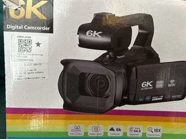 6K DIGITAL VIDEO CAMERA – COMPLETE KIT - Main image