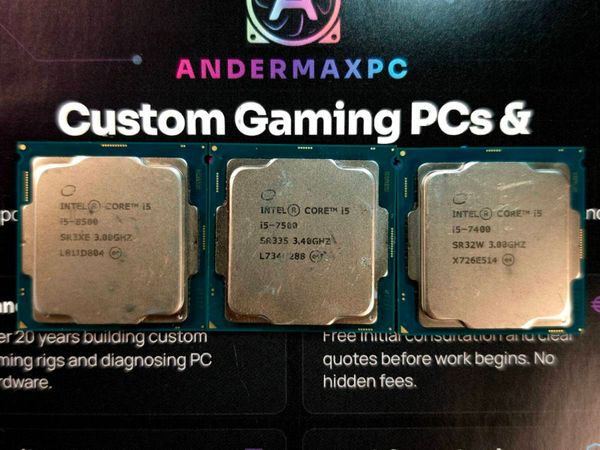 Intel Core i5 Desktop Processors 8500 7500 7400 - Main image