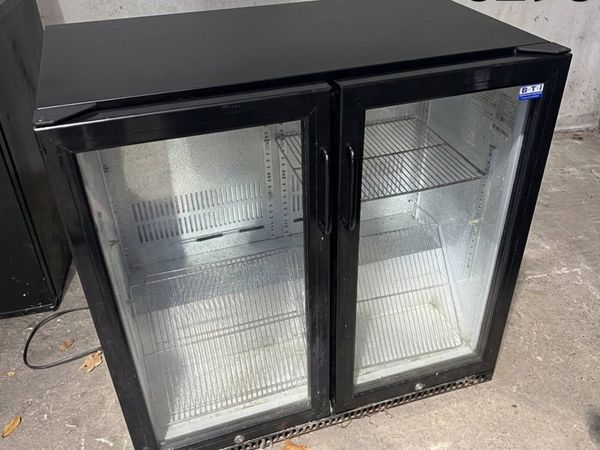 Double Glass Door Back Bar Bottle Cooler Fridge - Main image