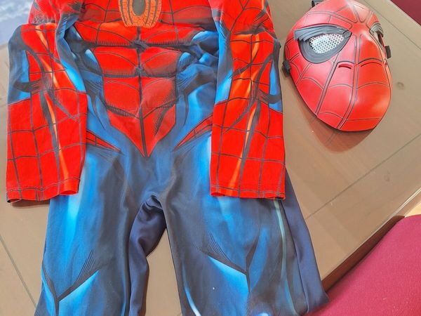 Spider man costume & mask 5-6yrs - Main image