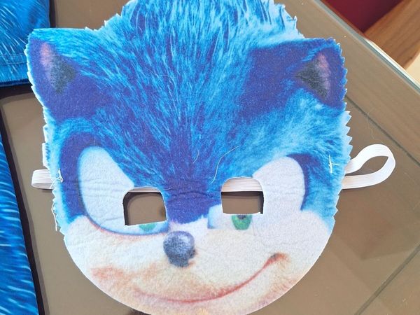 Sonic the hedgehog costume & mask - Main image