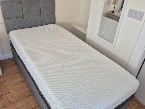Single Divan Beds with Emma Mattress & Headboard - Main image