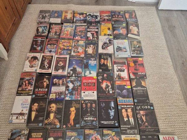 Used VHS tapes for sale.  Assorted selection. - Main image