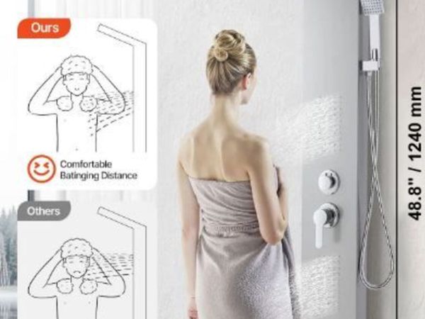 Shower Panel Tower System with Rainfall - Main image