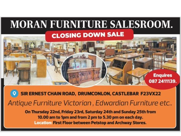 Antique furniture - Closing Down Sale Castlebar - Main image