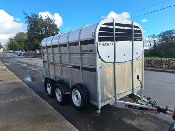 New Nugent 12 Ft  x 6 Ft  Cattle Box - Twin Axle - Main image