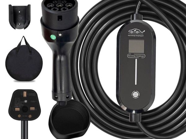Type 2 EV Charging Cable Granny 3pin Home Charger - Main image