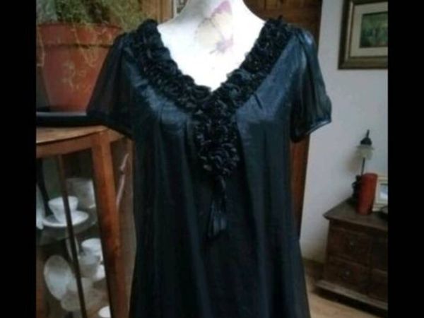 Black AngelEye fully lined dress tunic. New with t - Main image