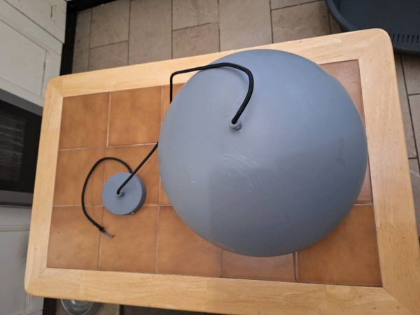 Large metal industrial style ceiling light - Main image