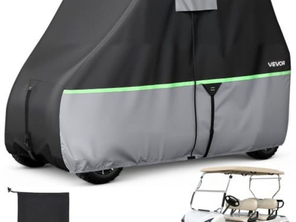 Golf Cart Cover, Full Coverage 2+2/4 Passenger Gol - Main image