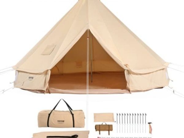 Canvas Bell Tent, 4 Seasons 4 m/13.12 ft Yurt Tent - Main image
