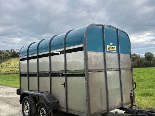 Crooks 10x5ft6 cattle trailer - Main image