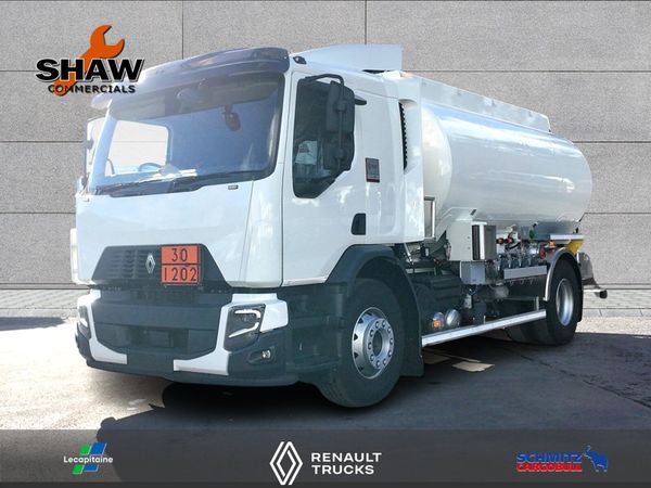 Renault D wide 18T Oil Lorry  Global cab in white - Main image