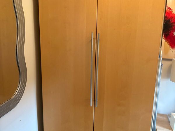 Wooden Wardrobe with shelves and shoe storage - Main image
