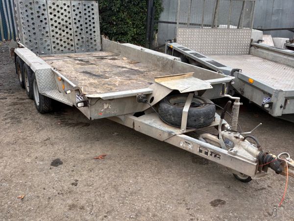 Ifor Williams 14ft plant trailer - Main image