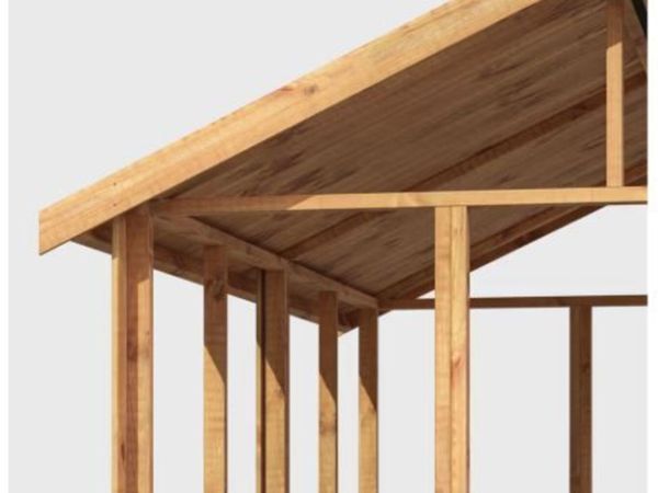 🏡 8x6 DELUXE TIMBER APEX GARDEN SHED - Main image