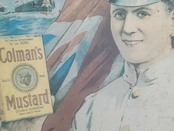 Old style sign mustard - Main image