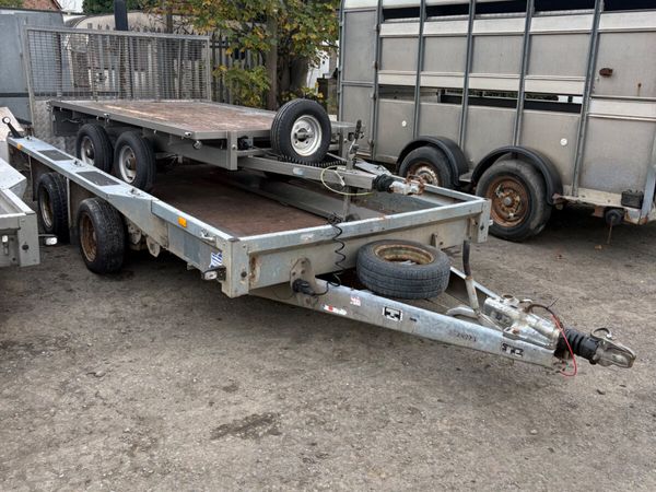 Ifor Williams  12ft plant trailer - Main image
