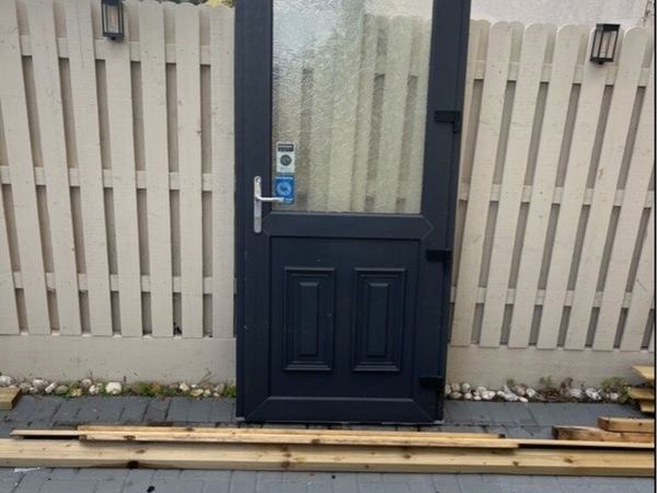 UPVC BLACK BACK DOOR - Main image